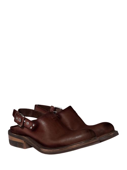 Sabot in pelle MIU MIU | 5R667E5ODF0201